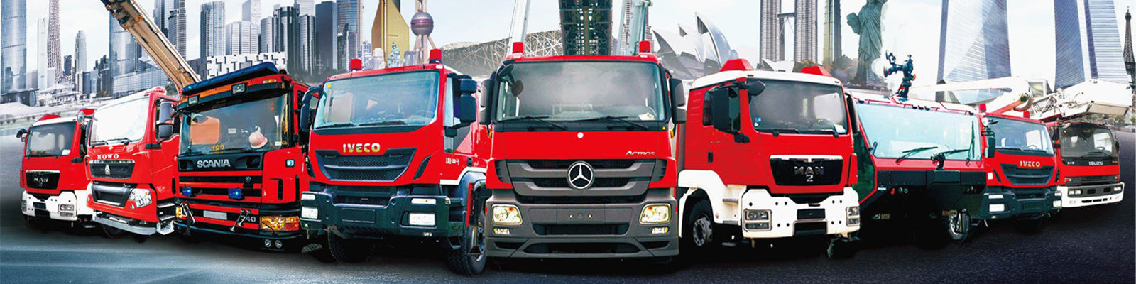Qualité Camions de pompiers commerciaux usine