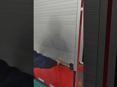 Porte à volets verrouillable en alliage d'aluminium de haute qualité