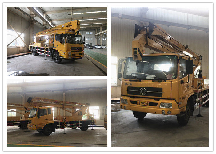 Single Adjustable Aerial Work Platform Truck 28m 90km/H Max Speed