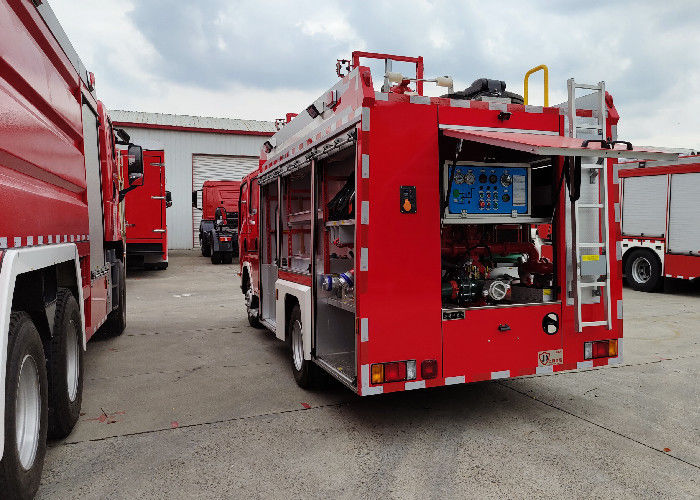 Small-sized light Duty 3500 Litre Foam Tanker Fire Trucks with 30L/S Pump