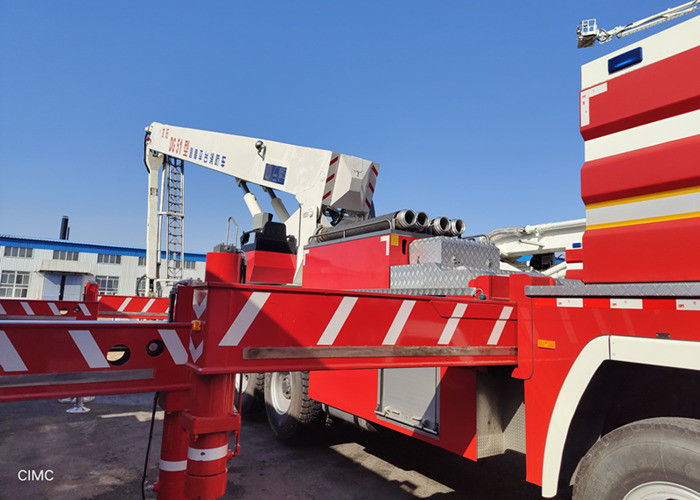 6×4 Driving Single Cab Hydraulic Aerial Ladder Fire Truck with full power PTO