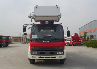 La plate-forme d'échelle pivotante de la puissance 138KW 30 mètres de camion de pompiers équipent de la pompe hydraulique