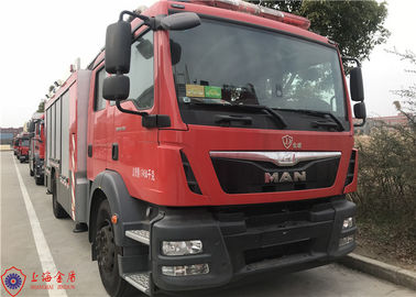 4x2 camion de pompiers d'échelle pivotante de hauteur de travail du moteur diesel 25m de cylindre du lecteur 6