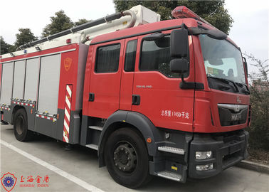 Commande aérienne du camion de pompiers 4x2 d'échelle de temps d'ajustement de courte taille maximum de 25 mètres