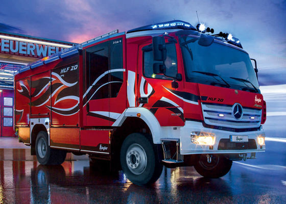 Camion de pompiers rapide d'aéroport de délivrance de secours d'entraînement de l'avanceur 4x4 de Ziegler
