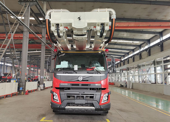 Camion de pompiers hydraulique de château d'eau de Mercedes Benz 20MPa avec la grue télescopique de 32m