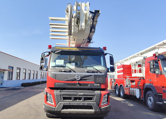 camion de pompiers de rotation de plate-forme de fonctionnement d'échelle pivotante de diamètre de la hauteur de travail de 44m 22m