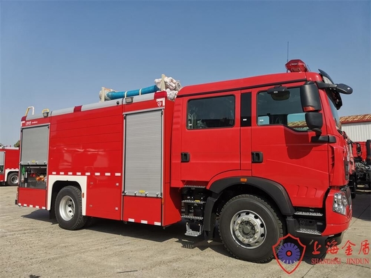 6000L eau 2000L mousse camions de pompiers commerciaux 19800 kg poids brut